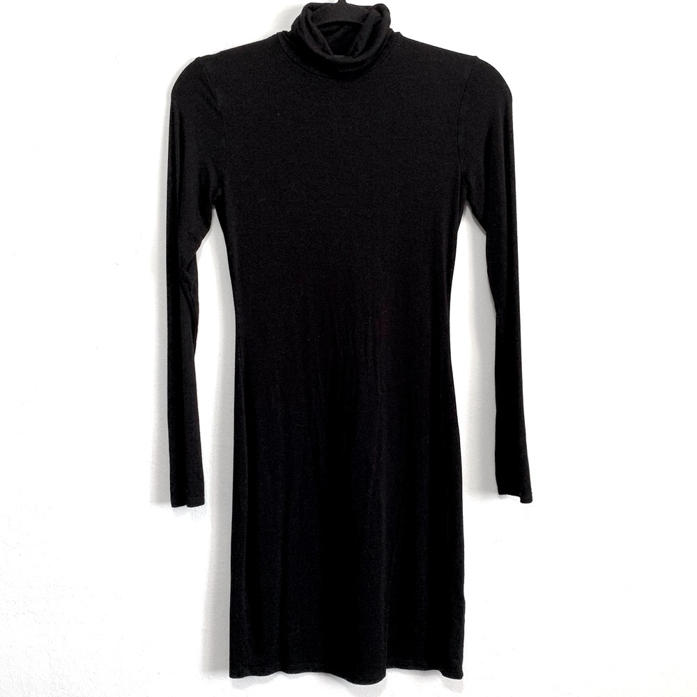 Lulu’s Turtleneck Long Sleeves Mini Dress